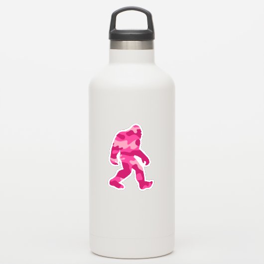 Sticker Camo rose Bigfoot Sasquatch (Gourde)