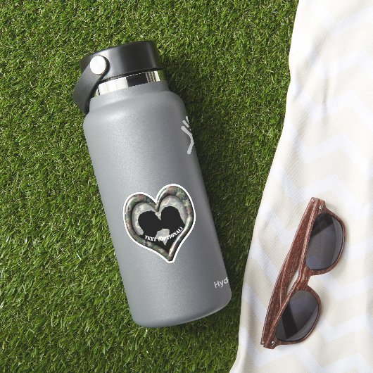 Sticker Camouflage de la forêt de Couple Heart (HydroFlask Insitu)