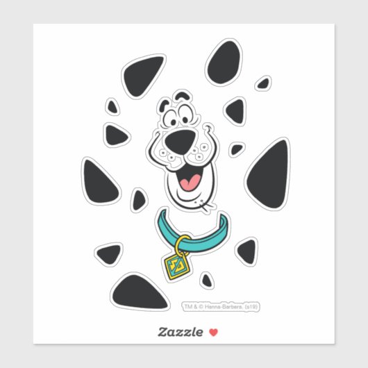 Sticker Camouflage Scooby-Doo (Feuille)