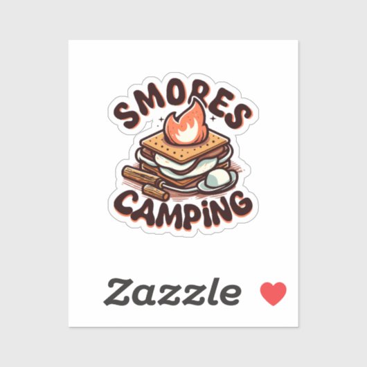 Sticker camp de s'mores (Feuille)