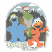 Sticker Camp Sesame Street EST. 1969 (Devant)