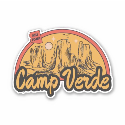 Sticker Camp Verde, Arizona (Devant)
