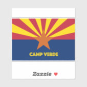 Sticker Camp Verde AZ (Feuille)