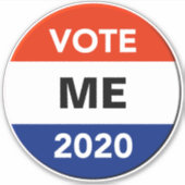 Sticker Campagne d'élection présidentielle de 2020 (Devant)