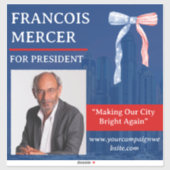 Sticker Campagne électorale politique moderne Vinyl (Feuille)