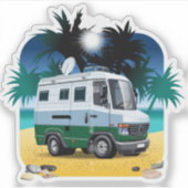 Sticker Camper de dessin (Devant)