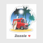 Sticker Camper de dessin (Feuille)