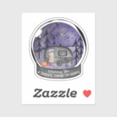 Sticker Camper d'Halloween en Snowball (Feuille)