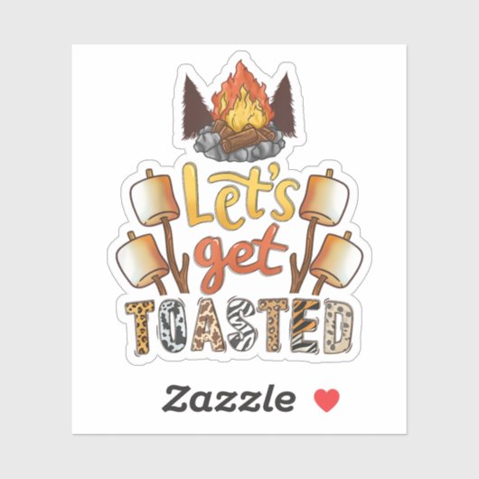 Sticker Camping (Feuille)