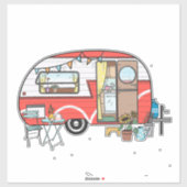 Sticker camping (Feuille)