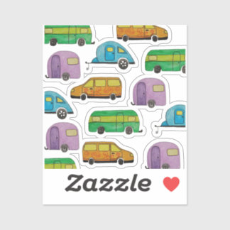 Sticker Camping caravans