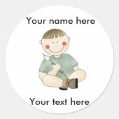 Sticker CAMPING GARDE PERSONNALISÉ (Devant)