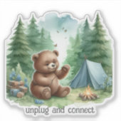 Sticker Camping Ours (Devant)