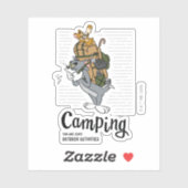 Sticker Camping Tom & Jerry (Feuille)