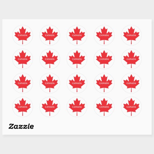 Sticker CANADA (Feuille)