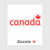 Sticker Canada, Canada, Canada (Feuille)