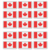 Sticker Canada - Pack de drapeaux canadiens, canada, canad (Devant)