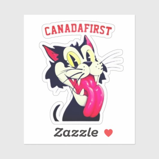 STICKER CANADAFIRST CAT (Feuille)