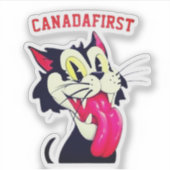 STICKER CANADAFIRST CAT (Devant)