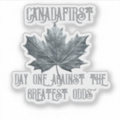 STICKER CANADAFIRST JOUR UN (Devant)