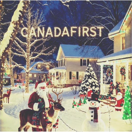 STICKER CANADAFIRST NOËL (Devant)