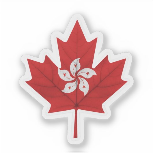 Sticker Canadien de Hong Kong (Devant)