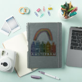 Sticker Canal House Amsterdam Holland Rainbow Set (Couverture iPad)