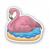 Sticker Canard avec Donut (Recto)