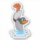Sticker Canard avec stand dans l'eau.PNG (Devant)