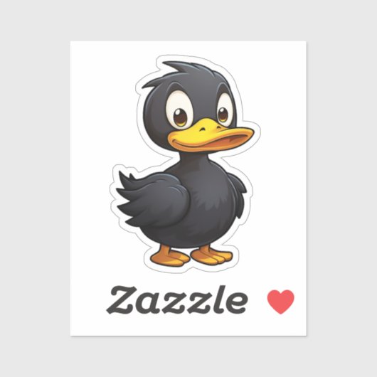 Sticker Canard cartonné (Feuille)