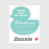 Sticker Canard de croisière (Feuille)