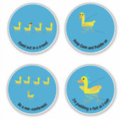 Sticker Canards Motivants Mignons (Devant)