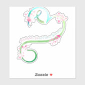 Sticker Cancer du sein Sensibilisation au cancer du sein m (Feuille)