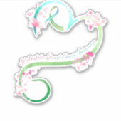 Sticker Cancer du sein Sensibilisation au cancer du sein m (Devant)