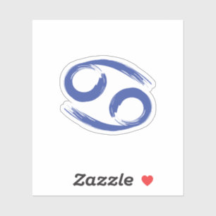 Sticker CANCER Signe du zodiaque Juin Juillet Été Astrolog