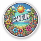 Sticker Cancún, Mexique (Devant)