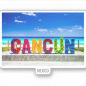 Sticker Cancun, Mexique (Devant)