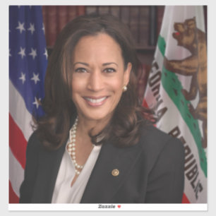 Sticker Candidat Kamala Harris à la présidence US 2024