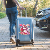 Sticker Canicorne à l'Anime de Saint Valentin (Valise Insitu)