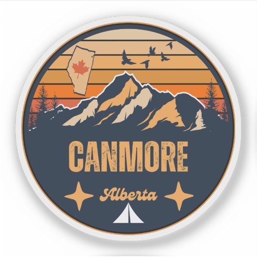 Sticker Canmore, Alberta (Devant)