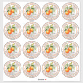 Sticker Canne Marmalade Orange Maison 3 En 16 | Feuille (Feuille)