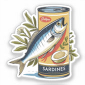 Sticker Canned sardines (Recto)