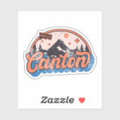 Sticker Canton, Connecticut (Feuille)