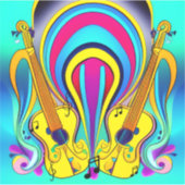 STICKER CANVAS GLOSSÉS DE GUITARS (Devant)