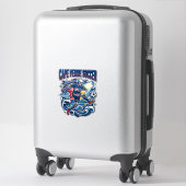 Sticker Cape Verde Football Skeleton Attaquant Nations Pre (Sur valise)