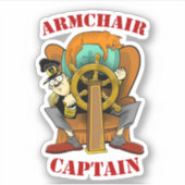 Sticker Capitaine de fauteuil (Devant)