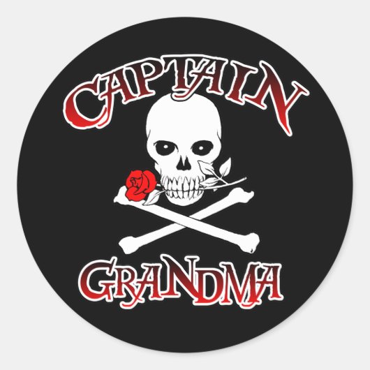 Sticker capitaine Grandma (Devant)