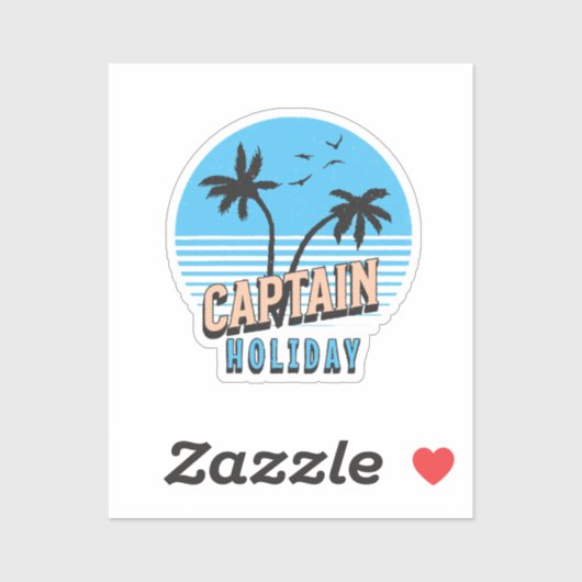 Sticker Capitaine Holiday (Feuille)