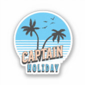 Sticker Capitaine Holiday (Recto)