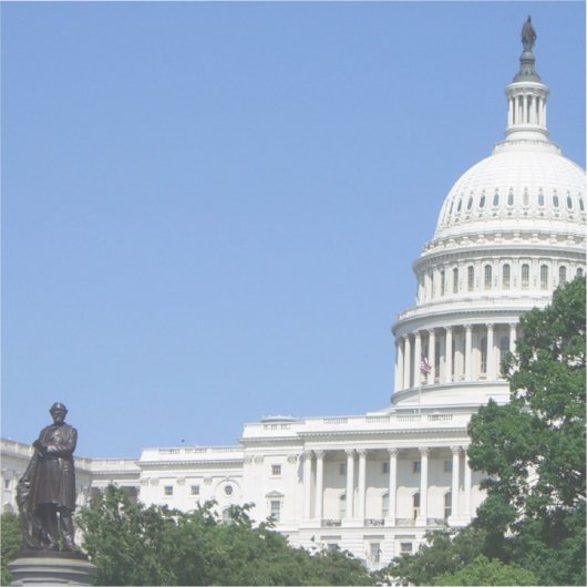 Sticker Capitol Building à Washington DC (Recto)